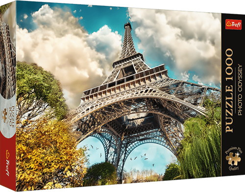 Trefl 1000 Premium Plus  - Photo Odyssey: Eiffel Tower in Paris, France_FSC Mix 70%