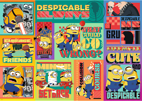 Trefl 1000  - Gru and Minions / Universal Minions Franchaise-2