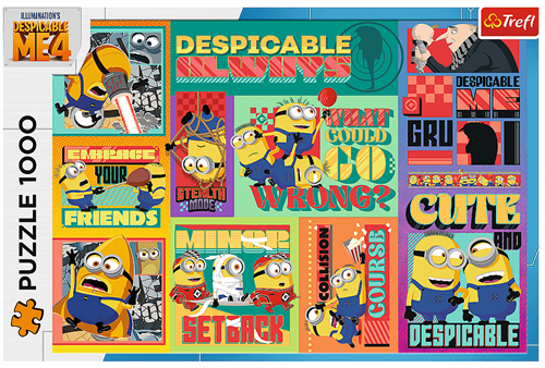Trefl 1000  - Gru and Minions / Universal Minions Franchaise-3