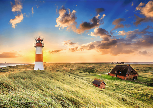 Trefl 1000 Premium Plus  - Photo Odyssey: List-Ost Lighthouse, Germany_FSC Mix 70%-2