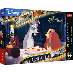 Trefl 1000 Premium Plus  - Lady and the Tramp / Disney Lady and the Tramp_FSC Mix 70%
