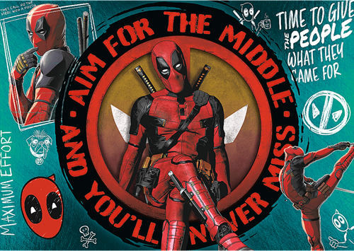 Trefl 1000 Premium Plus  - Deadpool / Marvel Deadpool_FSC Mix 70%-2