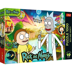 Trefl 1000 Premium Plus  - Rick and Morty / Warner Rick and Morty_FSC Mix 70%
