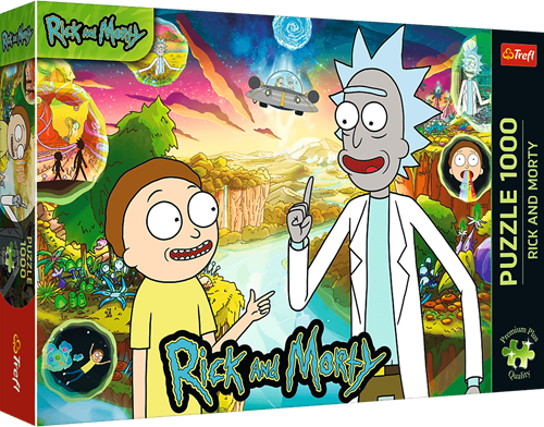 Trefl 1000 Premium Plus  - Rick and Morty / Warner Rick and Morty_FSC Mix 70%