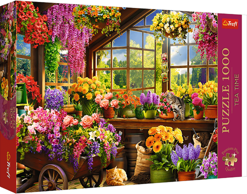 Trefl 1000 Premium Plus  - Tea Time: Preparations for spring_FSC Mix 70%