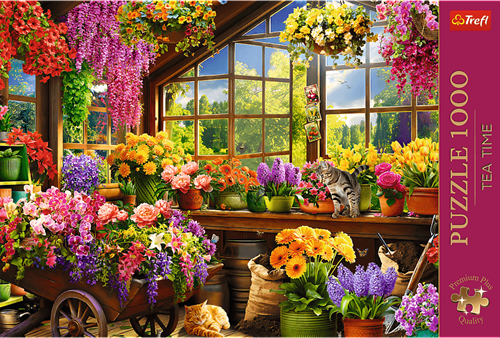 Trefl 1000 Premium Plus  - Tea Time: Preparations for spring_FSC Mix 70%-3