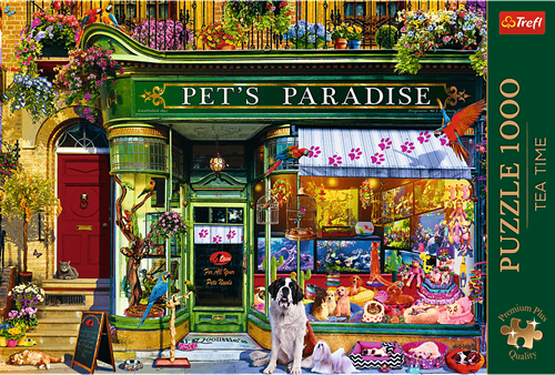 Trefl 1000 Premium Plus  - Tea Time: Pet's Paradise_FSC Mix 70%-3