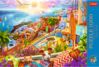 Trefl 1000 Premium Plus  - Tea Time: Visit Santorini_FSC Mix 70%-3
