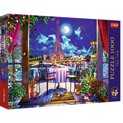 Trefl 1000 Premium Plus  - Tea Time: Parisian Moonlight_FSC Mix 70%