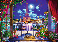 Trefl 1000 Premium Plus  - Tea Time: Parisian Moonlight_FSC Mix 70%-2
