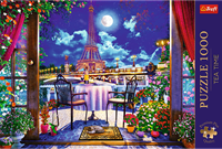 Trefl 1000 Premium Plus  - Tea Time: Parisian Moonlight_FSC Mix 70%-3