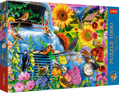 Trefl 1000 Premium Plus  - Tea Time: Country Life: Songbirds_FSC Mix 70%