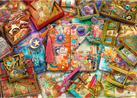 Trefl 1000 Premium Plus  - Tea Time: The Journaler's Desk_FSC Mix 70%-2