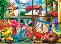 Trefl 1000 Premium Plus  - Tea Time: World of birds_FSC Mix 70%-2