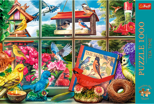 Trefl 1000 Premium Plus  - Tea Time: World of birds_FSC Mix 70%-3