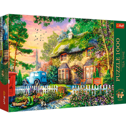 Trefl 1000 Premium Plus  - Tea Time: Stoney Lane Cottage_FSC Mix 70%