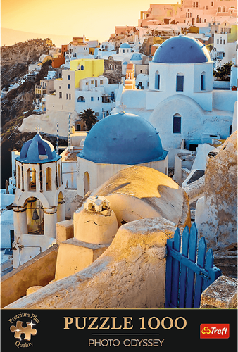 Trefl 1000 Premium Plus  - Photo Odyssey: Town of Oia, Santorini_FSC Mix 70%-3