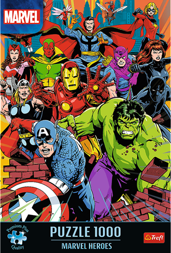 Trefl 1000 Premium Plus  - Marvel Heroes / Marvel Heroes_FSC Mix 70%-3