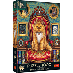 Trefl 1000 Premium Plus  - Magic Collection by Lisa Parker: Mad about cats_FSC Mix 70%