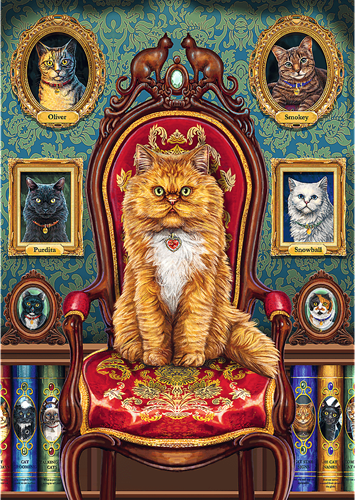 Trefl 1000 Premium Plus  - Magic Collection by Lisa Parker: Mad about cats_FSC Mix 70%-2