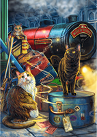 Trefl 1000 Premium Plus  - Magic Collection by Lisa Parker: Witchwood Express_FSC Mix 70%-2
