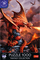 Trefl 1000 Premium Plus  - Fantasy Collection by Anne Stokes: Fire Dragon_FSC Mix 70%-3