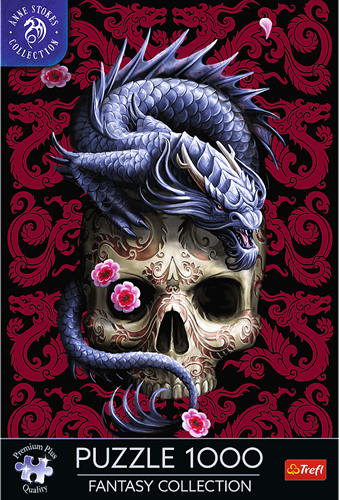 Trefl 1000 Premium Plus  - Fantasy Collection by Anne Stokes: Oriental Dragon_FSC Mix 70%-3