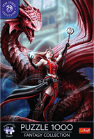 Trefl 1000 Premium Plus  - Fantasy Collection by Anne Stokes: Scarlet Mage_FSC Mix 70%-3