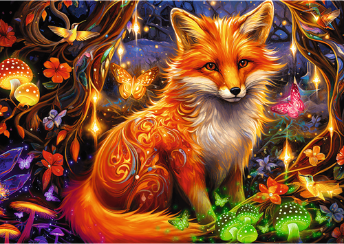 Trefl 1000 - Fairytale Fox_FSC Mix 70%-2
