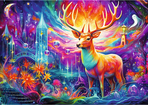 Trefl 1000 - Mystical Deer_FSC Mix 70%-2