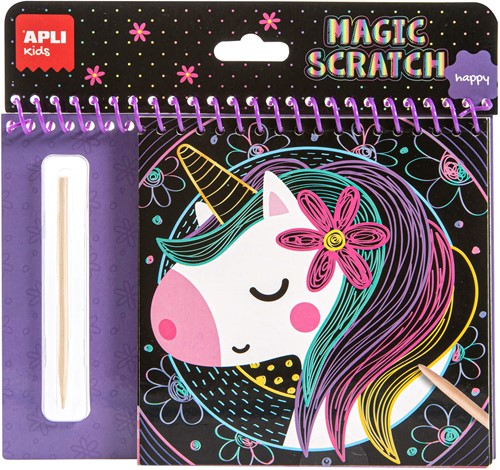 APLI - Happy Kras Kleuren Boek (8 vel)