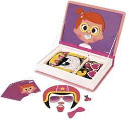 Janod Magnetibook - Gekke gezichten meisjes