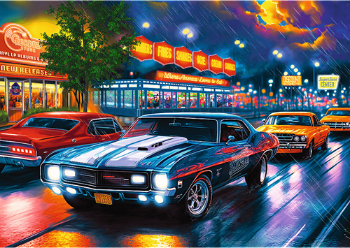 Trefl 1000 Premium Plus - Tea Time: Night drive_FSC Mix 70%-2