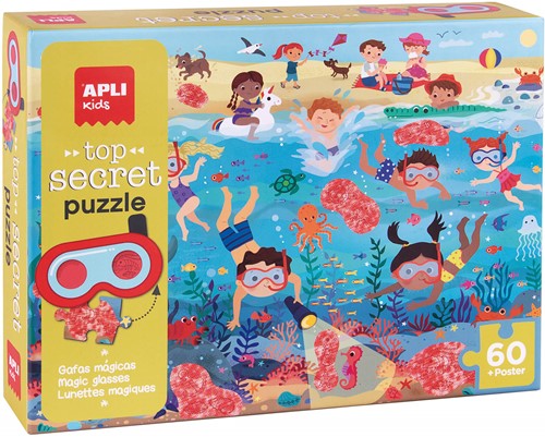 APLI - Puzzel Top Secret Strand (60 stuks)