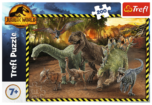 Trefl 200 - Dinosaurs from the Jurassic Park / Universal Jur-3