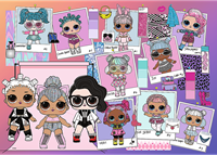 Trefl 200 - Lovely dolls / MGA LOL Surprise!-2