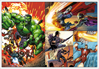 Trefl 4x250 - Heroic days / Disney Marvel The Avengers_FSC Mix 70%-2
