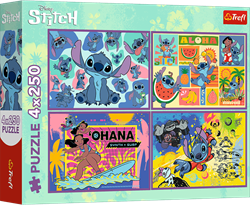 Trefl 4x250 - Amazing Stitch / Disney Lilo&Stitch_FSC Mix 70%