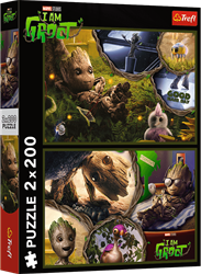 Trefl 2x200 - I am Groot / Marvel Guardians of the Galaxy_FSC Mix 70%
