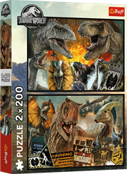 Trefl 2x200 - Prehistoric world / Universal Jurrasic World_FSC Mix 70%