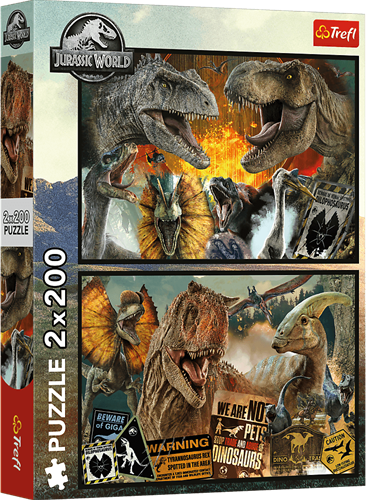 Trefl 2x200 - Prehistoric world / Universal Jurrasic World_FSC Mix 70%