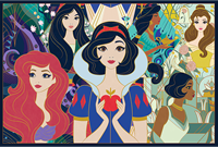 Trefl 2x200 - Enchanting princesses / Disney Princess_FSC Mix 70%-3