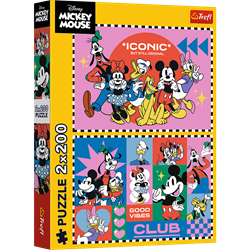 Trefl 2x200 - Time with friends / Disney Standard Characters_FSC Mix 70%