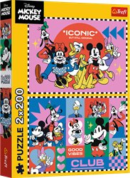 Trefl 2x200 - Time with friends / Disney Standard Characters_FSC Mix 70%