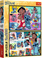 Trefl 2x200 - The happy life of Stitch / Disney Lilo&Stitch_FSC Mix 70%