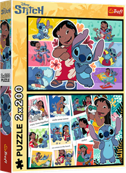 Trefl 2x200 - The happy life of Stitch / Disney Lilo&Stitch_FSC Mix 70%