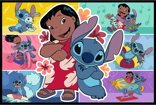 Trefl 2x200 - The happy life of Stitch / Disney Lilo&Stitch_FSC Mix 70%-3