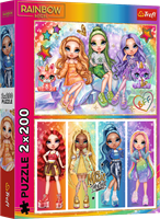 Trefl 2x200 - Rainbow dolls / MGA Rainbow high_FSC Mix 70%