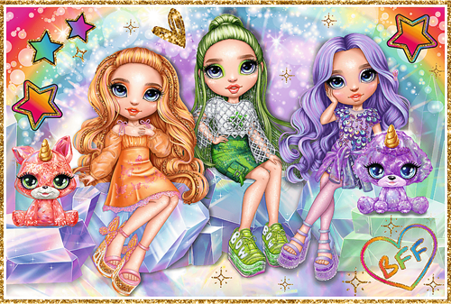 Trefl 2x200 - Rainbow dolls / MGA Rainbow high_FSC Mix 70%-3