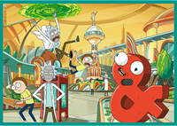 Trefl 4x250 - The twisted world of Rick and Morty / Warner Rick and Morty_FSC Mix 70%-3